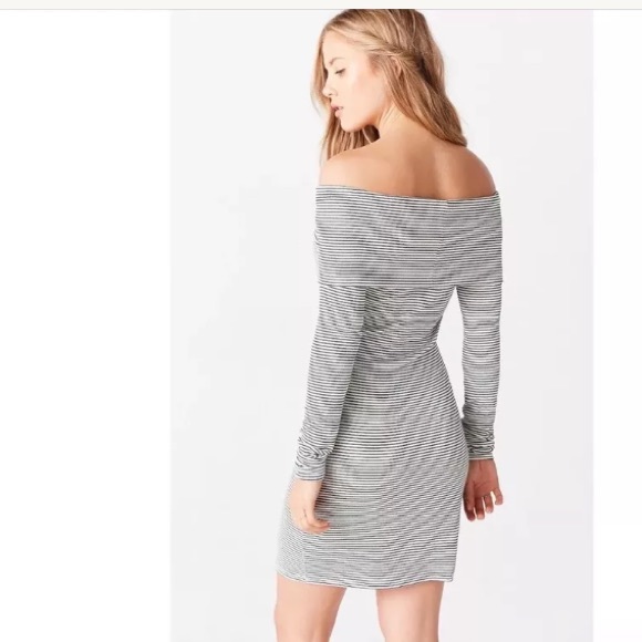 Silence + Noise Cozette Striped Knit Mini Dress - Picture 3 of 5